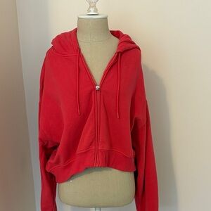 Athleta Vibrant Red Hoodie